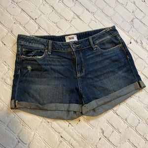 PAiGE jimmy jimmy boyfriend denim shorts